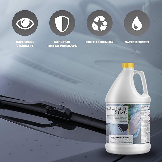 AutoGeneral Car Glass Cleaner 5620 -Streak-Free Window Windshield Power Cleaning Ammonia Free Automobile Glass Cleaner Car Windows & Mirror Cleaner