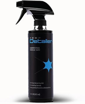Molecule Competition Detailer Spray | Instant Car Shine Spray for Detailing Kits | Cleans & Polishes Auto Surfaces | Res