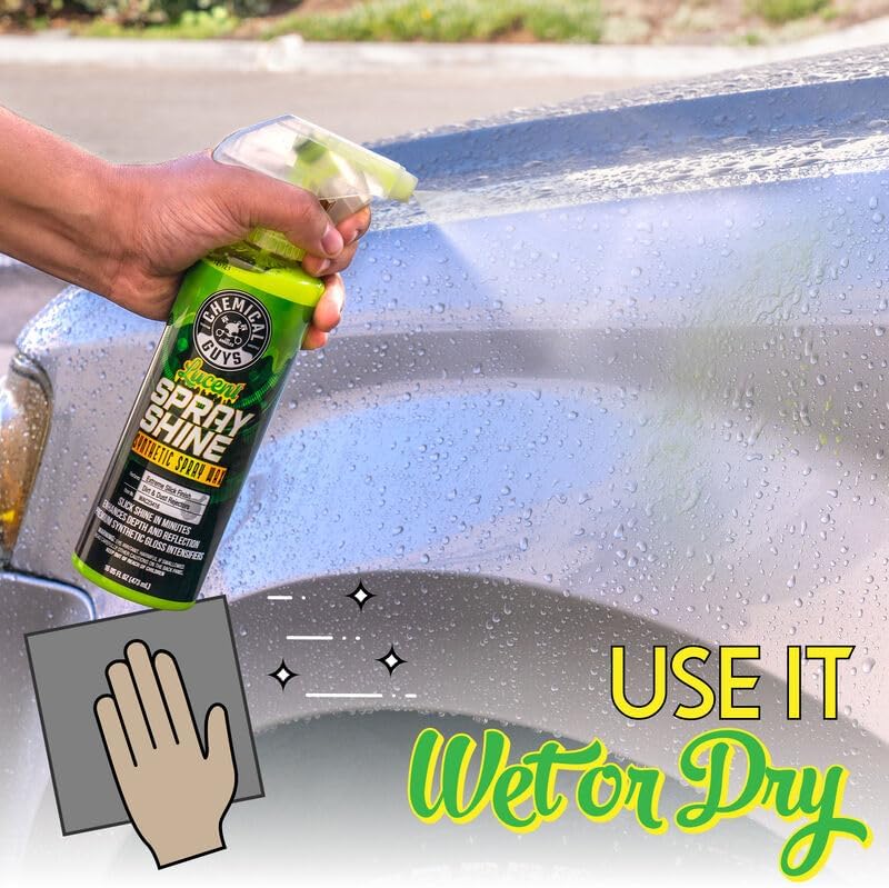 Lucent Spray Shine Synthetic Spray Wax, High Gloss, 16 oz