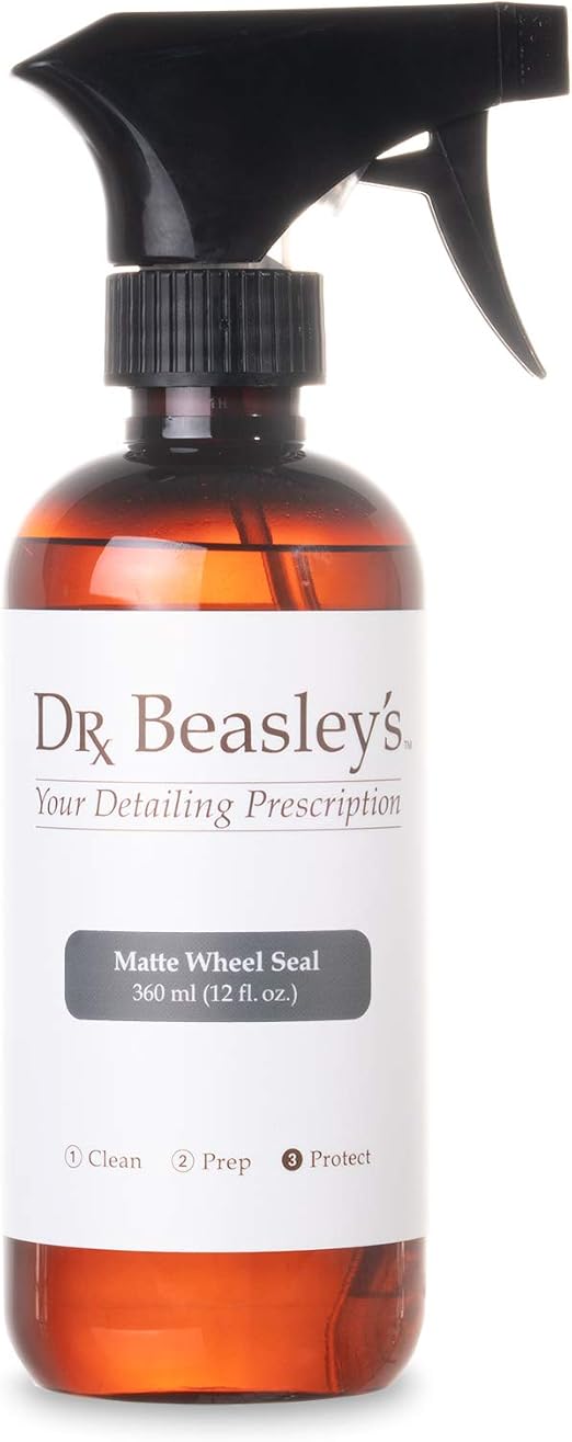 Dr. Beasley's S31D12 Matte Wheel Seal - 12 oz., Designed for Matte Painted Wheels, Preserves Matte Appearance, Readily B