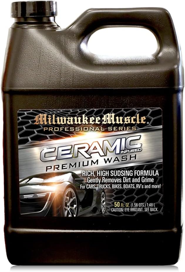 Car Shampoo - 50 Fl Oz - Professional Ceramic Car Wash Soap for Auto, Cars, Motorcycles, RV's and Boats - pH Neutral For