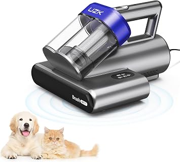 Mattress Vacuum Cleaner,Bed Vacuum Cleaner with UV-C Light,16Kpa,140°F Heat,Ultrasonic,Anion,Handheld Vacuums for Bed,So