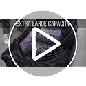 177 Gallon Outdoor Cushion Storage Bag 68 inch Extra Large Patio Furniture Cushion Storage Bag Waterproof Garden Cushion Storage Covers with Zipper and Handles Black (1 Pack, 68"L x 30"W x 20"H)