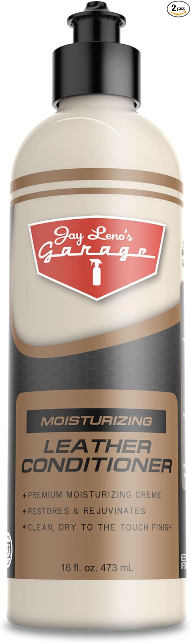 Jay Leno's Garage Car Leather Conditioner and Auto Leather Care - Professional Leather Conditioner for Car Seats, Nouris
