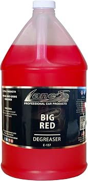 LANE'S Big Red Engine Degreaser | Total Auto Wash Engine Cleaner | 1 Gallon