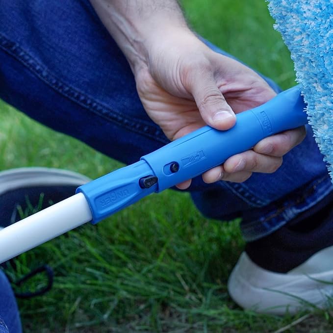 Unger Professional Connect & Clean 3’-6’ Aluminum Telescopic Extension Pole with Locking Cone & Quick-Flip Clamp – Compatible with Cleaning Tool Attachments, Window Cleaning & Dusting Tool (Pack of 2)