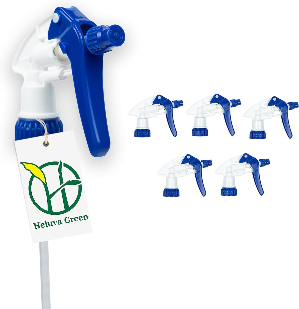 Spray Bottle Nozzle Replacement Tops, Blue 6 Pack