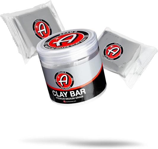 Adam's Polishes Medium Grade Clay Bar Jar (Medium Grade Jar)
