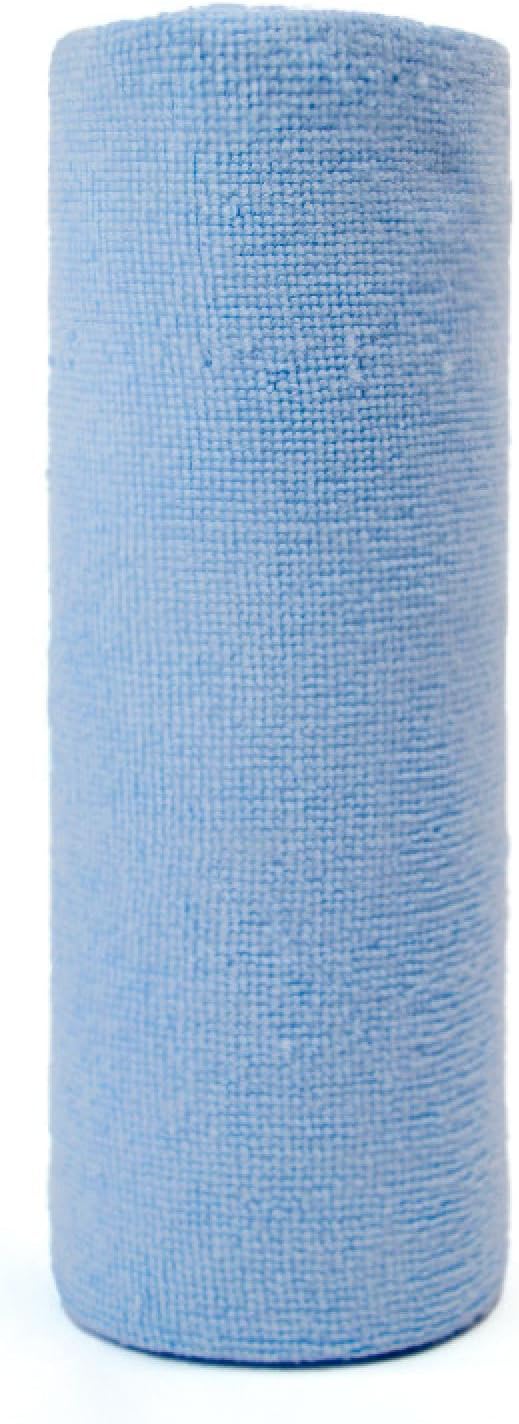 Microfiber Cleaning Cloth,20 Pieces, 10" x 10",Tearable Rolled Up Dish Towels, Reusable Multi Purpose Cleaning Cloths, M