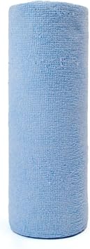 Microfiber Cleaning Cloth,20 Pieces, 10" x 10",Tearable Rolled Up Dish Towels, Reusable Multi Purpose Cleaning Cloths, M