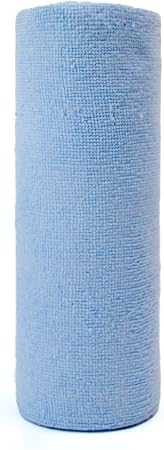 Microfiber Cleaning Cloth,20 Pieces, 10" x 10",Tearable Rolled Up Dish Towels, Reusable Multi Purpose Cleaning Cloths, M