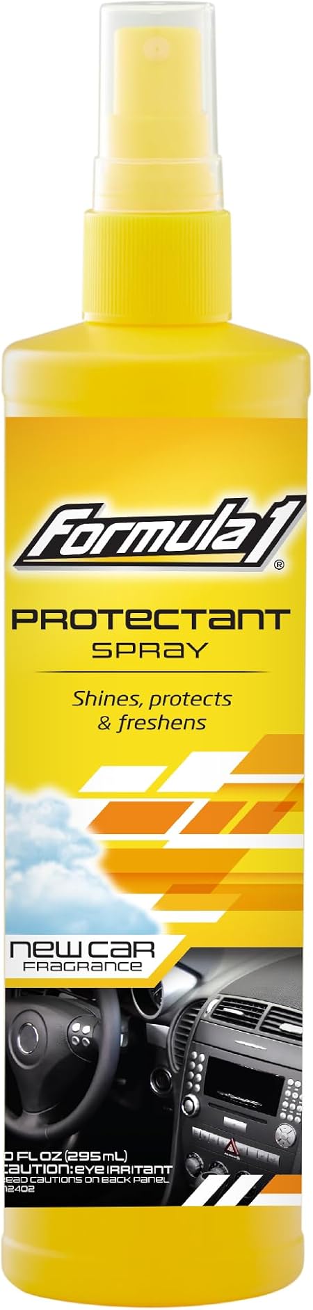 Formula 1 Interior Detailing Protectant Spray, Car Interior Cleaner with Lasting New Car Fragrance and UV Protection, Sa