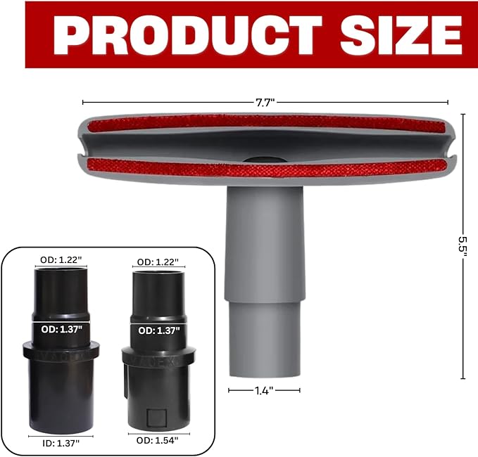 Upholstery Attachment for Shark Navigator Rotator, Vacuum Accessories & Attachments Compatible with Shark NV360 NV350 NV500 NV501 Rocket HV HV300 HV301 HV322 HV371 HV372