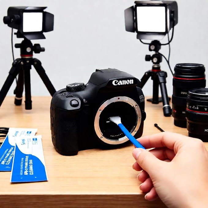 Dry APS-C Sensor Cleaning Swabs (CCD/CMOS), 20pcs 16mm DSLR or SLR Mirrorless Digital Camera Cleaning kit (No senrsor Cleaning Solution)