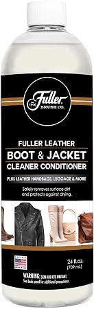 Fuller Brush Leather Boot and Jacket Cleaner Conditioner - Natural Oil Formula for Leather, Vinyl, Backpacks & Luggage -