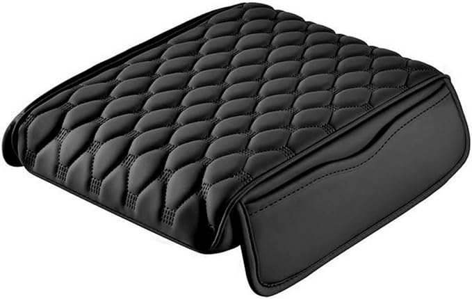 Car Center Console Pad for Lincoln MKZ 2010 2011 2012 2013 2014 2015 2016 2017 2018 2019, Leather Center Console Armrest