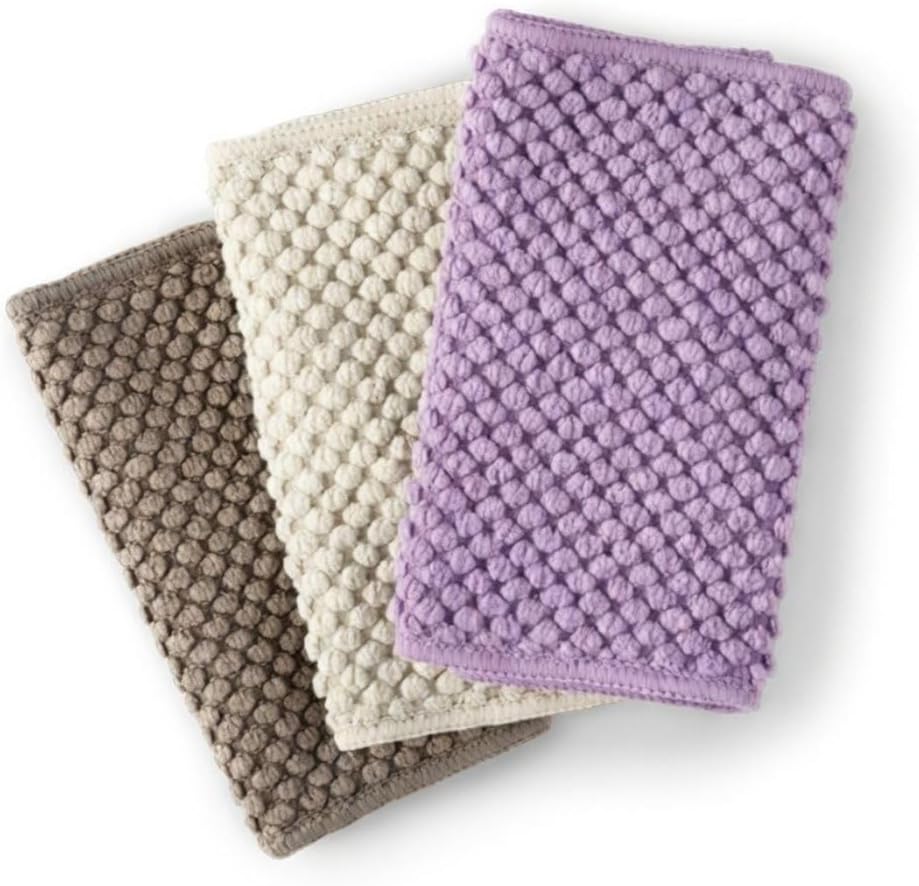 Norwex Counter Cloths 3 pack - Reusable Microfiber Cleaning Cloths - High Absorbency, Use with Water Only