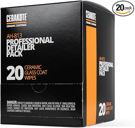 CERAKOTE® Ceramic Glass Coat Pro Pack, Rain Repellent, 20 Wipes