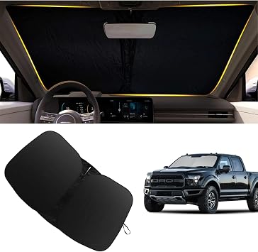 Windshield Sun Shade for 2015-2020 Ford F150 F-150 Truck Accessories Window Shades Sunshade Lariat,King Ranch,Platinum,X
