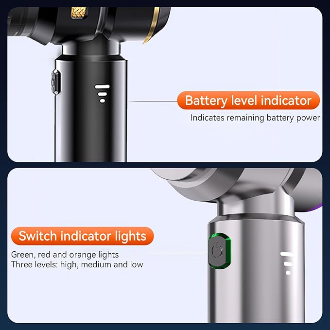 Handheld Car Vacuum Cordless, 22000Pa High Power Vacuum Cleaner and Air Duster, 2026 Upgrade 4-in-1 Portable Vacuum with 10 Multi-Nozzles for Small Jobs, Car, Home, Desk, Keyboards