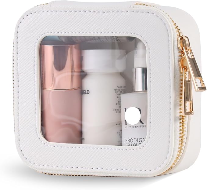 VOFIpremiAm Mini Makeup Bag Clear Small Makeup Bag for Purse