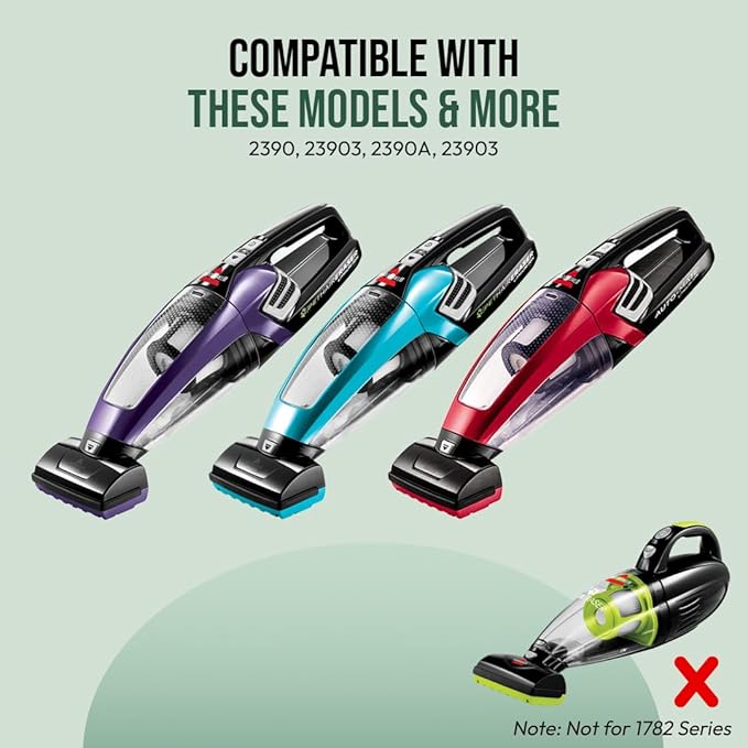 Upgraded Replacement Power Foot for Bissell Pet Hair Eraser Lithium Ion Cordless Hand Vacuums, for Series 2390, 23903, 2390A, 2284W OEM # 1614205
