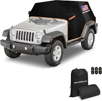 NEVERLAND Wrangler Cab Cover for 2007-2026 Jeep Wrangler JK JL 4 Door