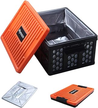Mymazn Trunk Organizer Plastic for Car, Orange