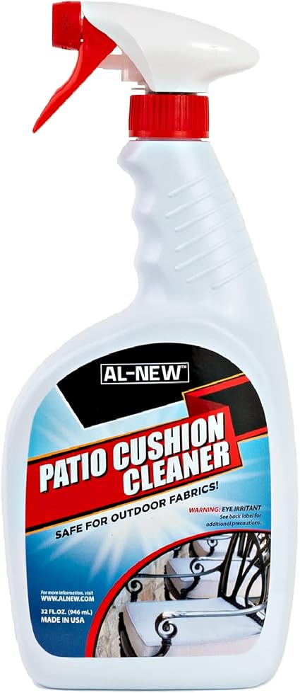 AL-NEW Patio Cushion Cleaner | Safe For Use On Outdoor Fabrics Such As Patio Cushions, Awnings, Furniture Covers, and mo