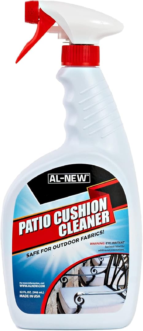 AL-NEW Patio Cushion Cleaner | Safe For Use On Outdoor Fabrics Such As Patio Cushions, Awnings, Furniture Covers, and mo
