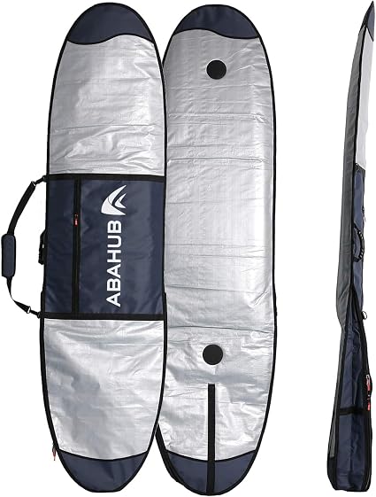 Abahub Surfboard Travel Bag, Foam Padded Day Bag Cover for 6'0-10'0