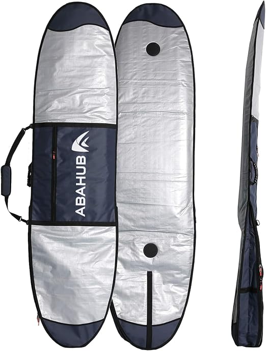 Abahub Surfboard Travel Bag, Foam Padded Day Bag Cover for 6'0-10'0