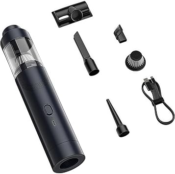 Slim V8 Mate Cordless Car Vacuum High Power 19000PA 2 Suction Modes Lightweight Portable at 1.2 lbs, USB Charge, Mini Ha