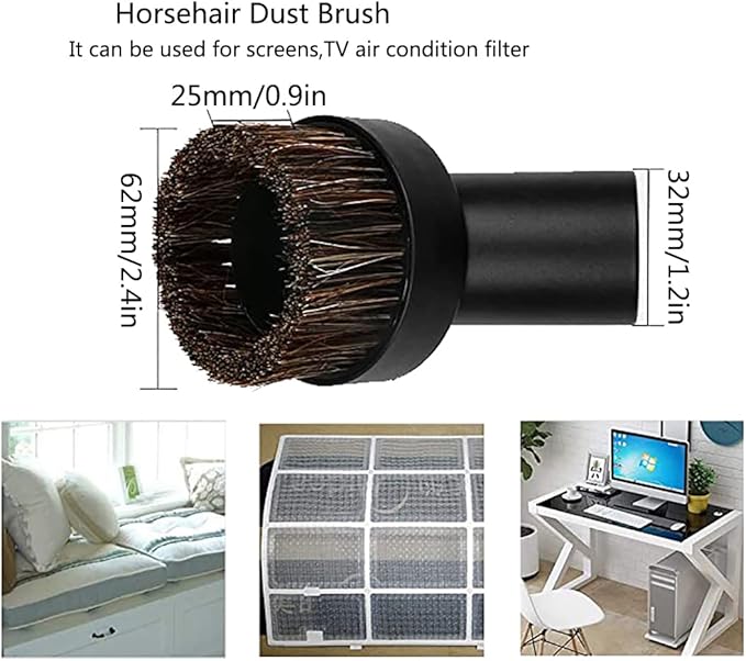 1 1/4 inch Shop Vacuum Attachments Brushes for Shop Vac Accessories 1/4 inch 1 3/8 inch Vacuum Cleaner Accessories