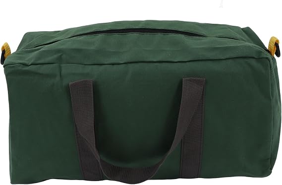 Wide Mouth Tool Bag, Canvas Tool Bag, Waterproof Heavy Duty Tool Storage Bag, Portable Large Capacity Tool Tote Bag for 