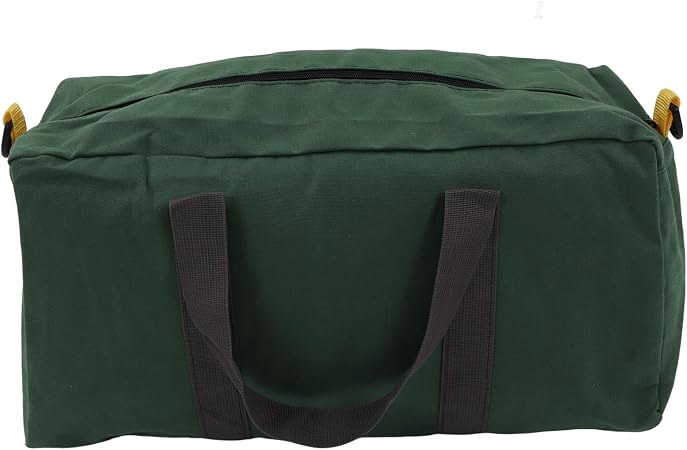 Wide Mouth Tool Bag, Canvas Tool Bag, Waterproof Heavy Duty Tool Storage Bag, Portable Large Capacity Tool Tote Bag for 