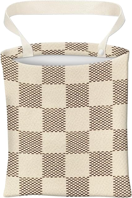 Car Trash Can, Cute Car Trash Bag, Hanging Car Organizer and Storage Bag, Trash Bin for Car Accessories, Vehicle, Travel