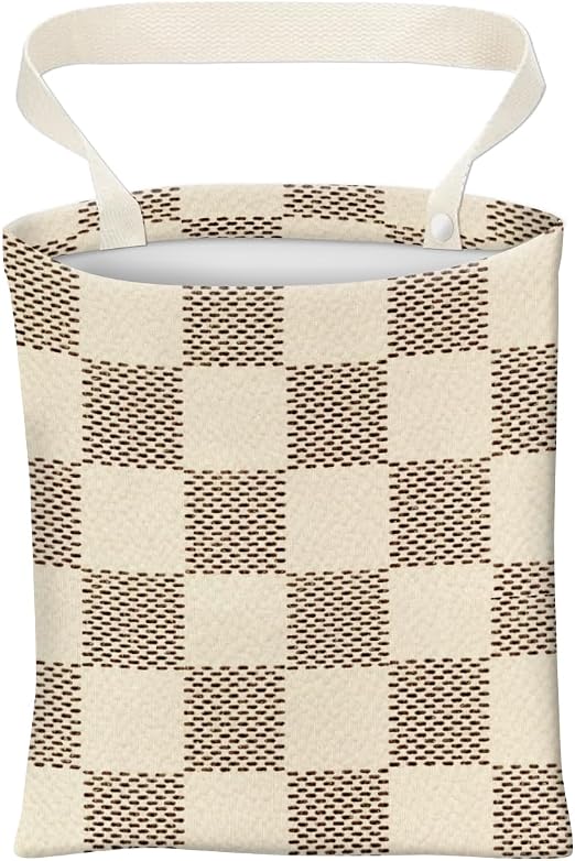 Car Trash Can, Cute Car Trash Bag, Hanging Car Organizer and Storage Bag, Trash Bin for Car Accessories, Vehicle, Travel