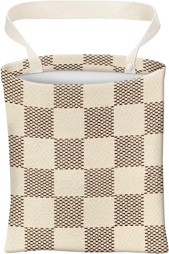 Car Trash Can, Cute Car Trash Bag, Hanging Car Organizer and Storage Bag, Trash Bin for Car Accessories, Vehicle, Travel