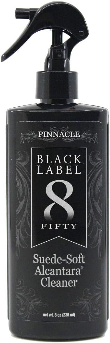 Pinnacle Black Label Suede-Soft Alcantara® Cleaner (8 oz): Premium Care for Micro-Suede & Alcantara Surfaces - Gently Re