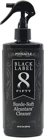 Pinnacle Black Label Suede-Soft Alcantara® Cleaner (8 oz): Premium Care for Micro-Suede & Alcantara Surfaces - Gently Re