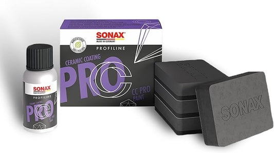 SONAX CC Pro Ceramic Coating Kit – 5 Year Professional Car Paint Protection | High Gloss Ceramic Sealant for Cars | Hydr