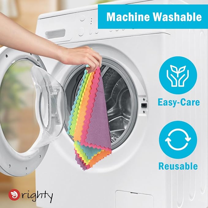 Orighty Microfiber Cleaning Cloth, 400 Pack Highly Absorbent Cleaning Rags, Household Cleaning Supplies, Microfiber Towels Lint Free Cloths for House, Kitchen, Car Care, 12x11 Inch, Multicolor