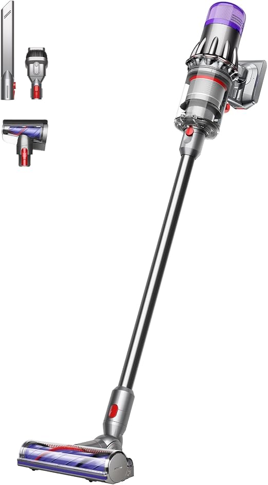 Dyson V9 Motorbar Cordless Vacuum, Cleans Hard Floors and Carpets, Detangles, Converts to Handheld, 100AW, 3 Power Modes