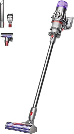 Dyson V9 Motorbar Cordless Vacuum, Cleans Hard Floors and Carpets, Detangles, Converts to Handheld, 100AW, 3 Power Modes