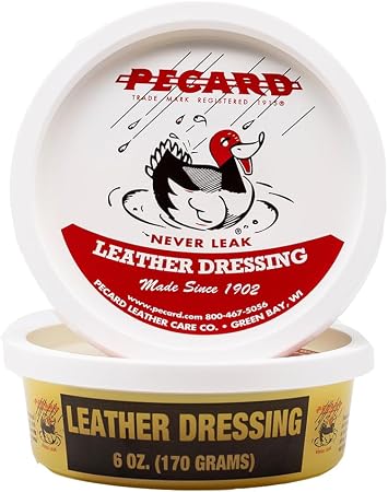 Leather Dressing 6 oz – Waterproofer and All-Purpose Leather Conditioner for Oil-Tanned, Chrome-Tanned, and Exotic Leath