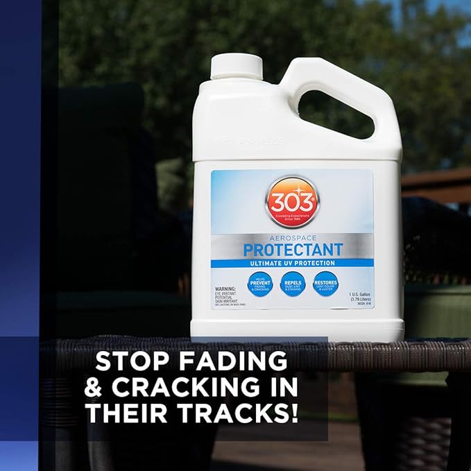 303 Products Aerospace Protectant – UV Protection – Repels Dust, Dirt, & Staining – Smooth Matte Finish – Restores Like-New Appearance – 128 Fl. Oz. (30320-4PK)