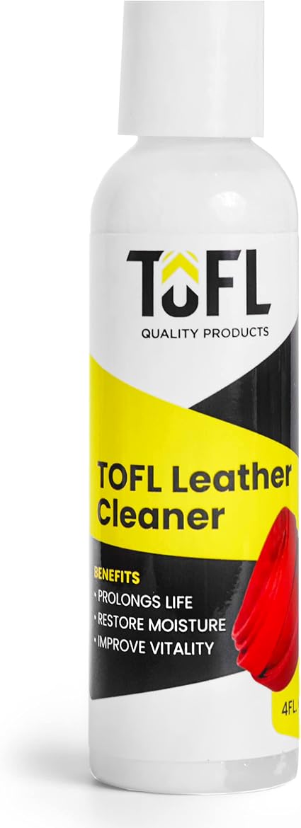 TOFL Leather & Faux Leather Cleaner for Car Interior and Furniture