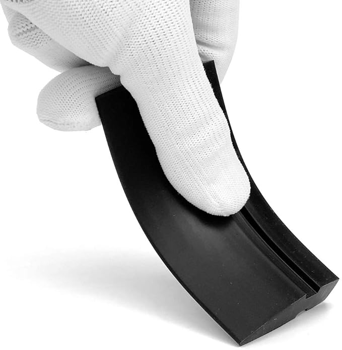 4 Inch Mini Squeegee Silicone Squeegee with Rubber Water Blade, Anti-Slip Handle for Car Wraps, Window Tint, and Cleaning Bathrom or Kitchen Sink