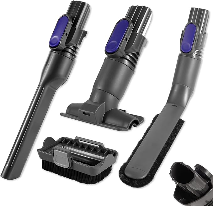 IX141 Vacuum Crevice Tool Brush Replacement Parts Compatible with Shark Pet Cordless Stick IZ162H IZ361H IX140 IX141 IZ140 IZ142 UZ145 Removable Two-in-one Tool Brush Attachments for D-Shaped Vacuum
